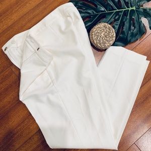 White H&M Straight Leg Pants